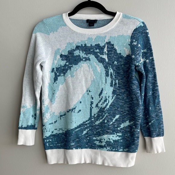 ASO Alexis Rose J Crew Wave Sweater - Picture 3 of 8